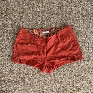 Women’s Orange Shorts